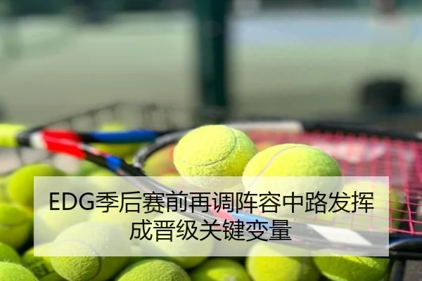 EDG季后赛前再调阵容中路发挥成晋级关键变量